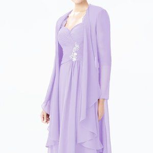 Azazie Lilac Chiffon Wrap "Devereaux"